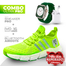 Combo IWO ULTRA Series 8 + Tenis Sneaker NewFIT Pro® + Fone Bluetooth Airdots